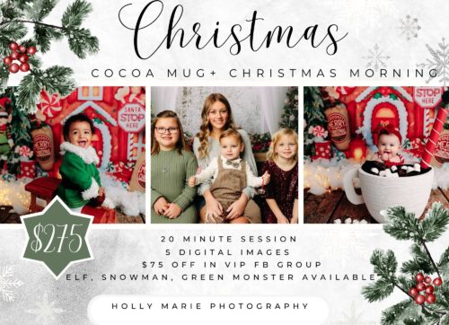 baby christmas models red candy backdrop
