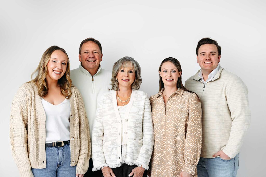 neutral adult family photo