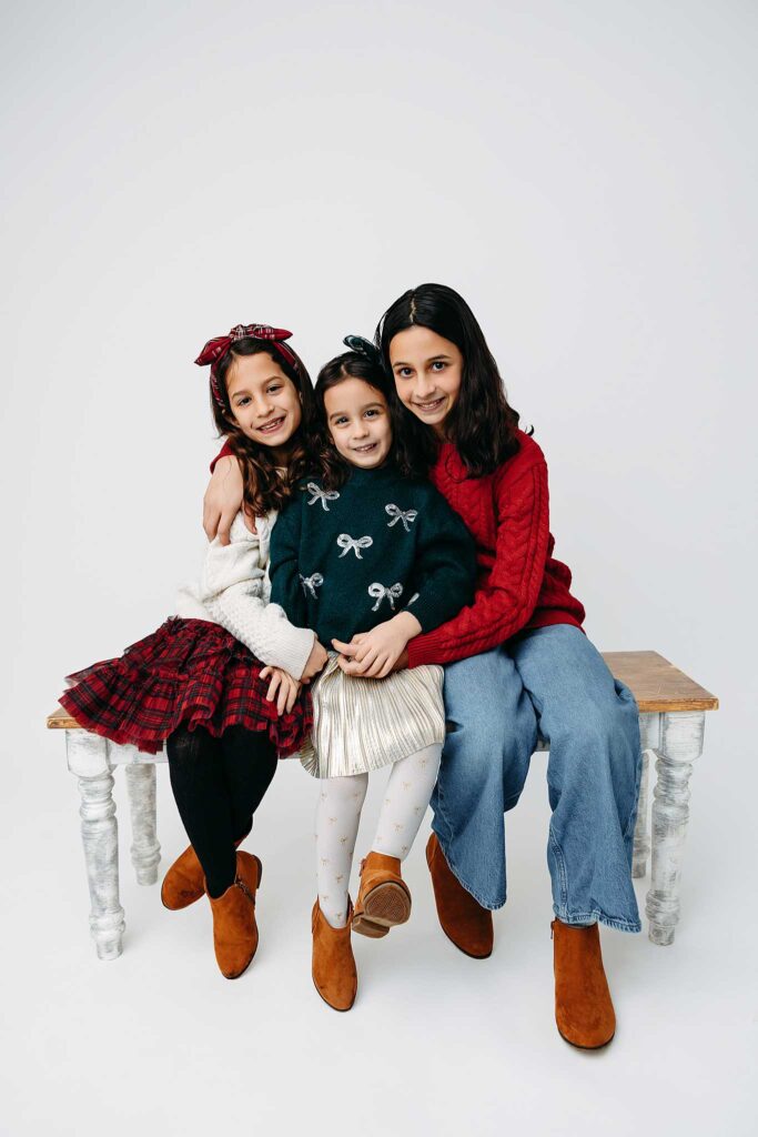 christmas outfits studio photo