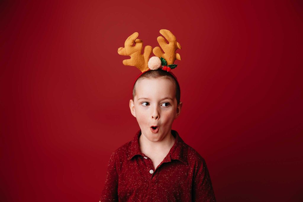 child reindeer antlers